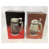 Two vintage Ceramic Steins with Original Boxes Two vintage Ceramic Steins with Original Boxes