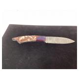 Custom Handmade Damascus Steel Fixed Blade Knife W Custom Handmade Damascus Steel Fixed Blade Knife W