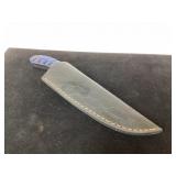Knife with Blue Handle and Black Sheath, Approxima Knife with Blue Handle and Black Sheath, Approxima