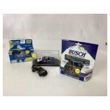 4 Die-Cast NASCAR Cars with Original Packaging 4 Die-Cast NASCAR Cars with Original Packaging