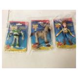 Toy Story 2 Bendable Figures: Buzz, Woody, and Bul Toy Story 2 Bendable Figures: Buzz, Woody, and Bul