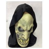 Halloween Skeleton Mask with Black Hood