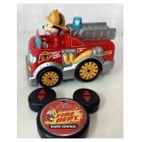 Disney Mickey Mouse Fire Dept Radio-Control Toy Ve