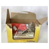 Vintage Battery-Operated Toy Sewing Machine with B