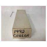 1992 Conlon Baseball History Box with Over Half-Fu