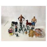 Toy Figures Including Action Figures, Army Men, an
