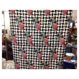 Jeff Gordon Picture and Checkered Tablecloth Set