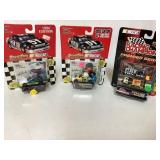 3 NASCAR Die-Cast Cars in Original Packaging