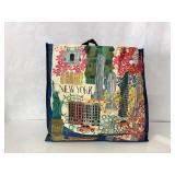 New York-Themed Tote Bag with Multicolor Design, 1