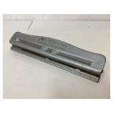 Metal Snapmatic 3-Hole Punch With Adjustable Guide