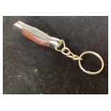 Pocket Knife Keychain With Wooden Handle, Approxim