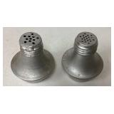 Aluminum Salt and Pepper Shakers, Approximately 2