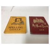 Vintage Elementary School Textbooks, Spelling Goal