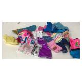 Barbie Doll Clothes Lot in Mixed Colors and Patter