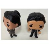 Two Funko Pop Figures, Approximately 4 Inches Tall