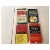 Four Reference Books Including Dictionaries and Qu