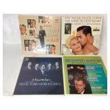 Four Vintage Vinyl Records Featuring Various Artis