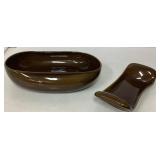 Russel Wright by Steubenville Brown Ceramic Dish S
