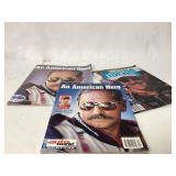 Three Dale Earnhardt Commemorative Magazines