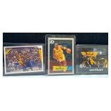 3 Kobe Bryant Cards Featuring Lakers Career Highli
