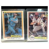 1981 and 1982 Pete Rose Baseball Cards