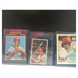 3 Vintage Johnny Bench Baseball Cards