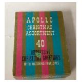 Vintage Apollo Christmas Card Assortment with Over