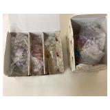 2Decorative Items in Bubble-Wrapped Storage Boxes