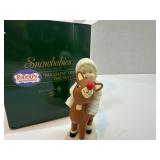 Snowbabies Rudolph Light the Way Figurine by Depar