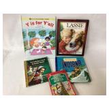 5 Childrenï¿½s Hardcover Books Including ï¿½Lassie: A