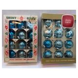 Shiny Brite Glass Christmas Tree Ornaments in Orig