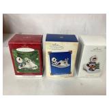 Hallmark Keepsake Frosty Friends Ornament Set ï¿½ 3