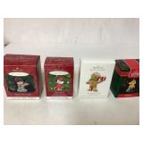 4 Hallmark Keepsake Christmas Ornaments in Origina