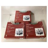 3 At Home 25 Ct. C7 Clear Lights Boxes