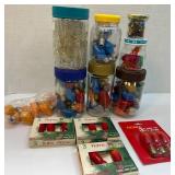 Vintage Christmas Light Bulbs and Decorations