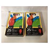 Two 25-Light C7 Ceramic Light Sets