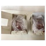 Two Crystal Holiday Collectibles in Original Packa