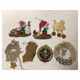 Personalized Christmas Ornaments in Mixed Material