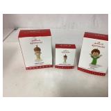 Hallmark Keepsake Christmas Ornaments Set of Three