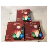 Three Boxes of 25 Multi Energy Saving C7 Ceramic L