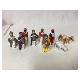 Vintage Extra Nativity Set Figures Including Magi