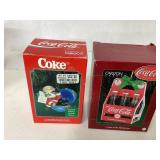 Coca-Cola Christmas Ornaments in Original Boxes