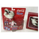 Coca-Cola Wind-Up Polar Bear Figure and Keepsake O
