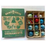 Shiny Brite Glass Christmas Tree Ornaments With Or