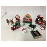 10 Coca-Cola Christmas Ornaments Featuring Santa a