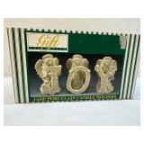 Jade Porcelain Angel Candle Holders Spelling ï¿½JOYï¿½