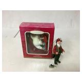 Pfefferkorn Collectibles Santa and Polar Bear Figu