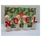 Vtg 1950ï¿½s RELCO Noel Christmas Angels Candle Hold