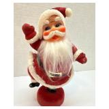 Vintage Santa Claus Figurine with Red Base, Felt a