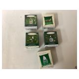 5 Keepsake Ornaments in Original Boxes